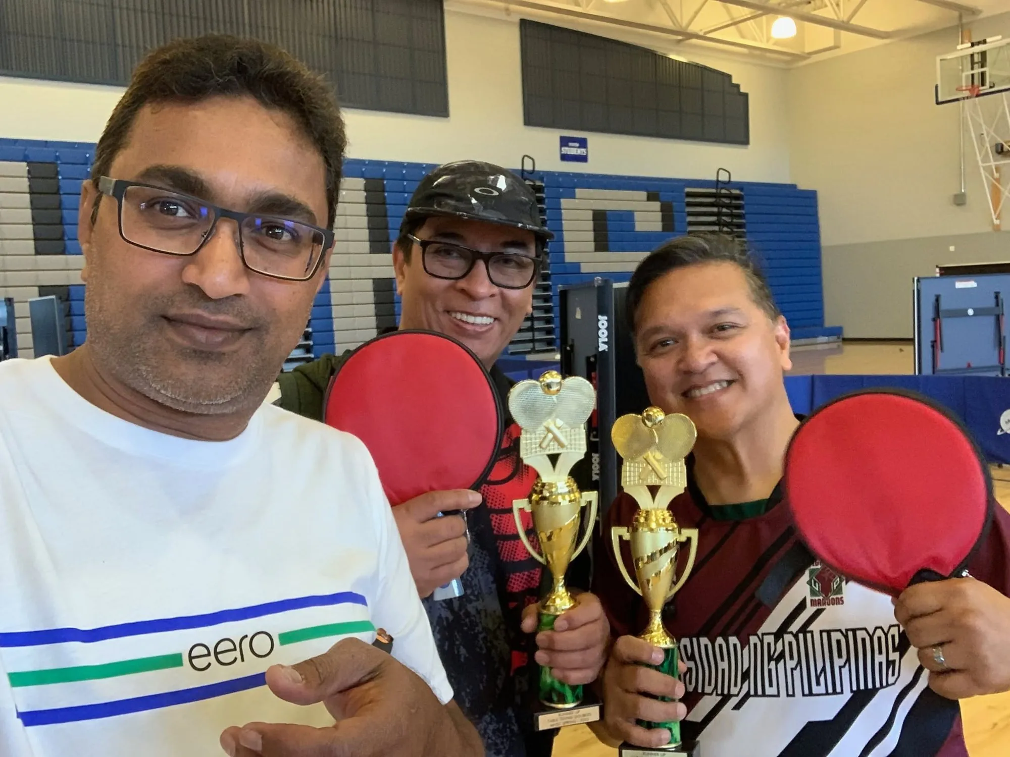 MHSRC table tennis tournament winners